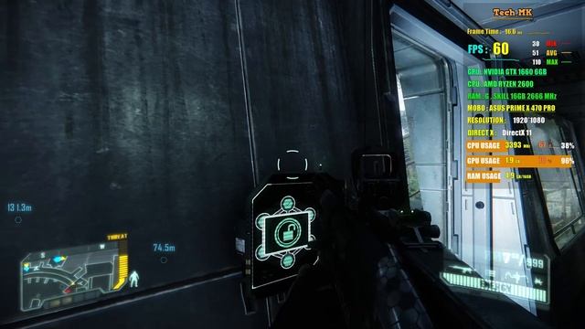 Crysis 3 | GTX 1660 + Ryzen 2600 | 2K gameplay 1080p | Tech MK смотреть онлайн