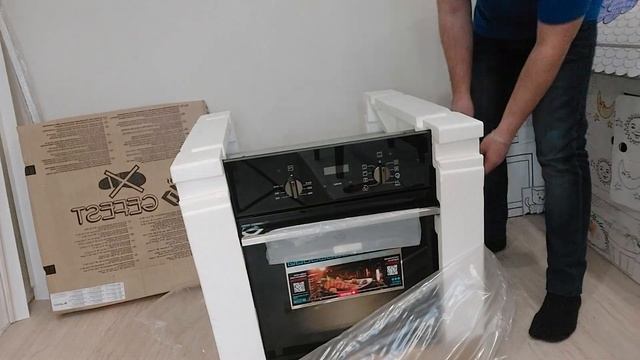 Распаковка — Электрический духовой шкаф GEFEST ДА 622-02 АМ смотреть онлайн