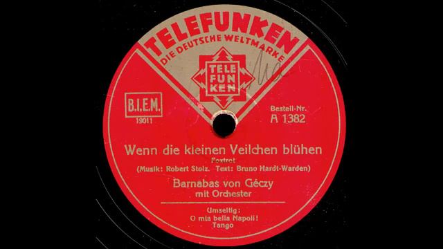 Wenn die kleinen Veilchen blühen / Barnabas von Géczy & Orchester смотреть онлайн