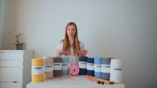Вязания спицами и вязание крючком. Хлопковый шнур CORDY КОРДИ. Уроки вязания для начинающих от CORD смотреть онлайн