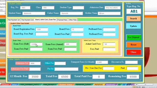 Complete School Management System in Excel || Get Full Excel Project File смотреть онлайн