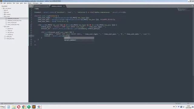 Написание CMS на PHP 7 и MySQL - Подготовка сценариев для работы с базой данных смотреть онлайн