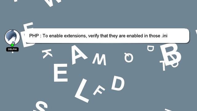 PHP : To enable extensions, verify that they are enabled in those .ini files - Vagrant/Ubuntu/Magen смотреть онлайн