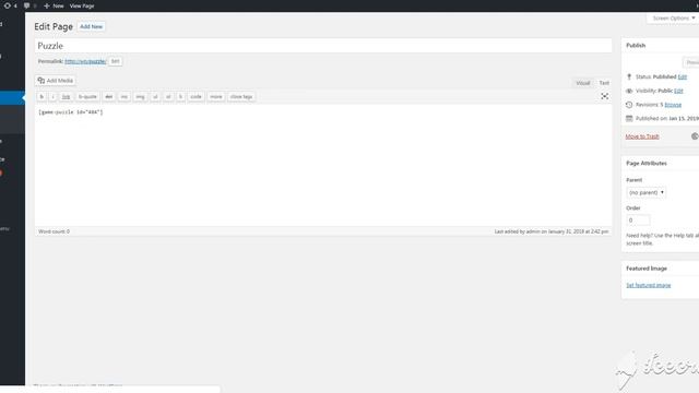 WHA Puzzle Wordpress Plugin смотреть онлайн