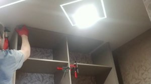 Сборка шкафа под натяжной потолок