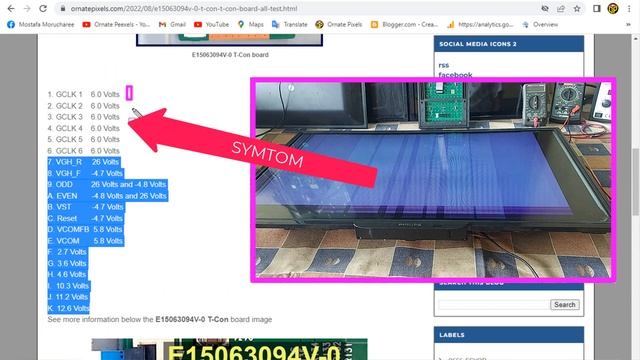 Vertical Lines or Bars Problem | No Picture Philips 32" LED TV | LC320DXY(SJ)(A3) LCD Panel Repair смотреть онлайн