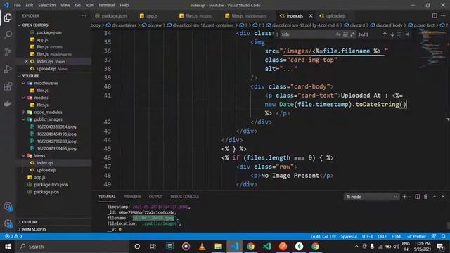 File upload |PART 3| Node js tutorial for beginners in hindi | node js project 2021 | Coders Brain смотреть онлайн