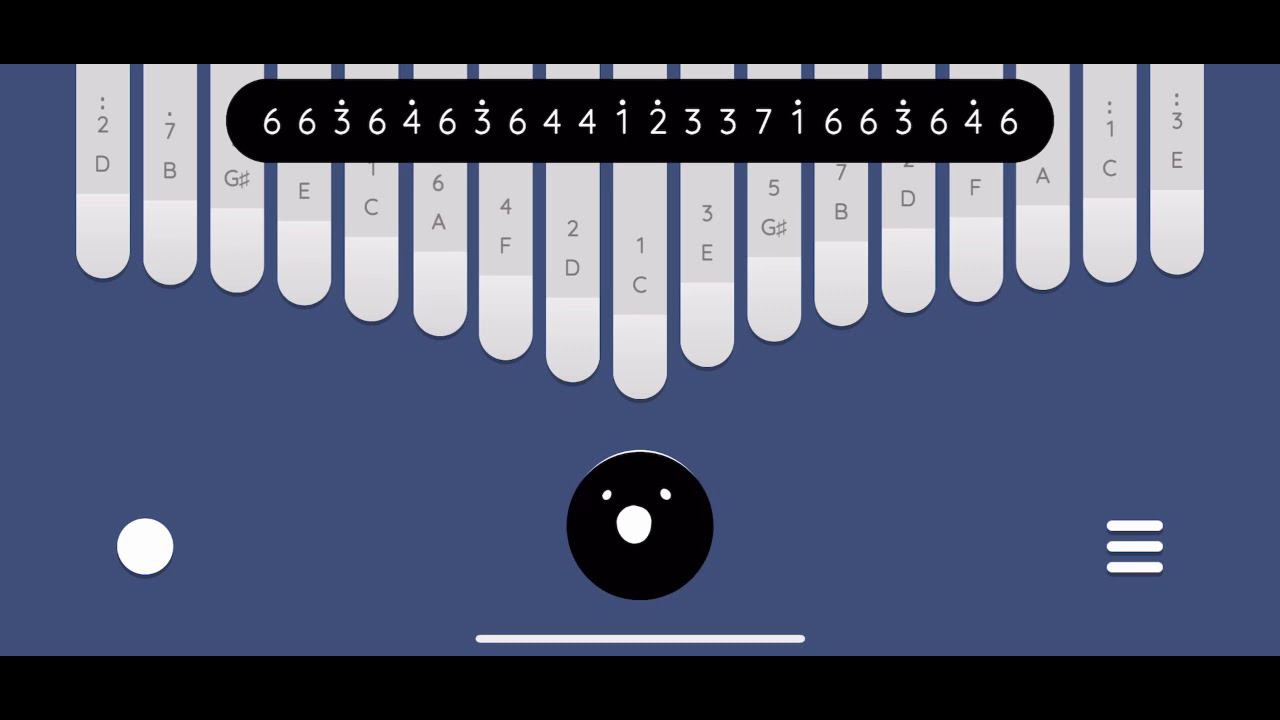 Sweet Dreams Kalimba Tabs