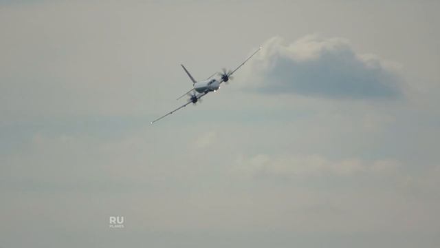 MAKS-2021 Airshow — IL-114-300 Turboprop Regional Airliner