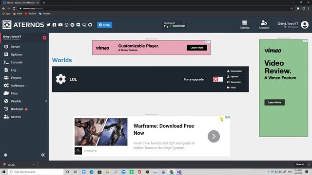 how to play a map on a minecraft aternos server смотреть онлайн