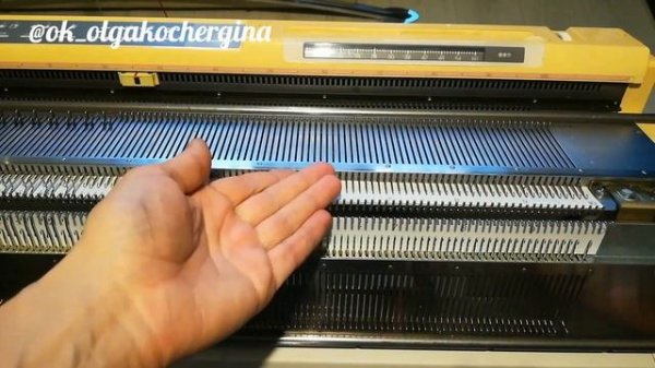 Юбка резинка. Образец на Silver reed