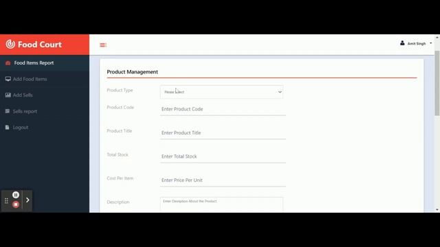 Food Court Management System Project on Angular, NodeJS and MySQL смотреть онлайн