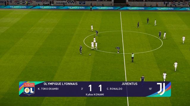 Olympique Lyonnais vs Juventus eFootball PES 2021 Gameplay PC смотреть онлайн