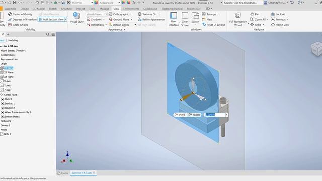Inventor - Section Views смотреть онлайн