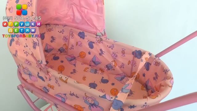 Детская коляска для куклы Мэри Поппинс с большими колесами