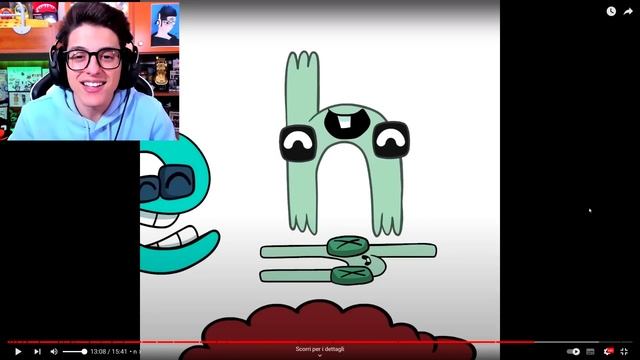 REAGIAMO AL VERO FINALE SEGRETO DELLA STORIA DELL'ALFABETO!! Alphabet lore смотреть онлайн