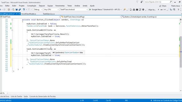 Task async/await Exception смотреть онлайн