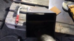 Печка на отработке и дровах  Часть 5  Делаю горелку на отработке