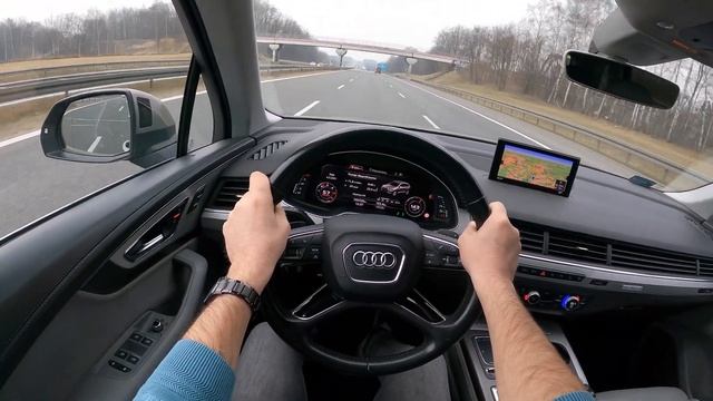 2015 Audi Q7  3.0 TDI 272 HP  POV Test Drive