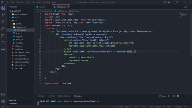 Build TO-DO List App With React Js | Redux Toolkit | tailwindcss In under 20 minutes смотреть онлайн