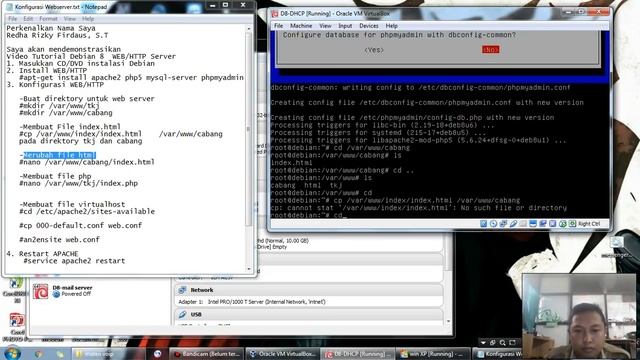 belajar debian 8 - web Server смотреть онлайн