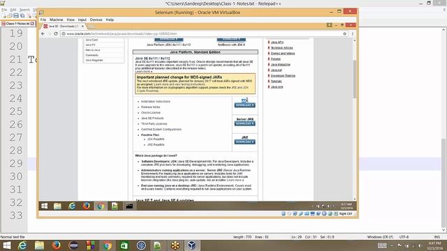 2 - 2 - Java Download Site (Oracle - JavaSE) [Selenium-Java-Basic-To-Expert] смотреть онлайн