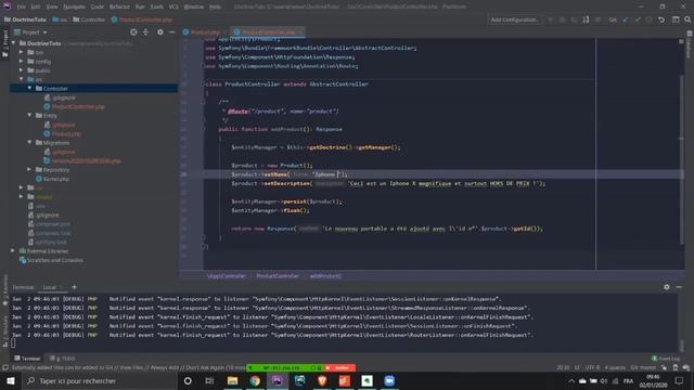 TUTO SYMFONY : Comment utiliser les bases de Doctrine ? смотреть онлайн