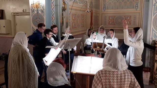Стихи́ры праздника. Регент Екатерина Артюхова. смотреть онлайн