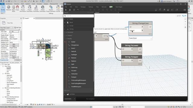 Dynamo/Revit tutorial for beginners: Changing text case смотреть онлайн