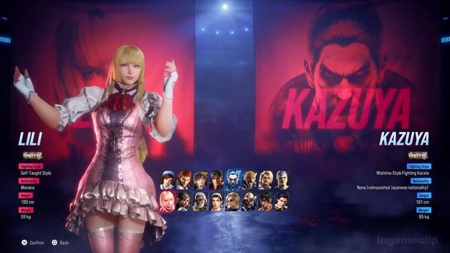 Tekken 8 - ALL Character Select Theme  Andd Special Animations Poses / PS5