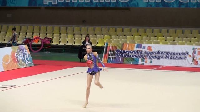 Дмитриева Инна, мяч. Командное Первенство Москвы. 28.03.13 смотреть онлайн