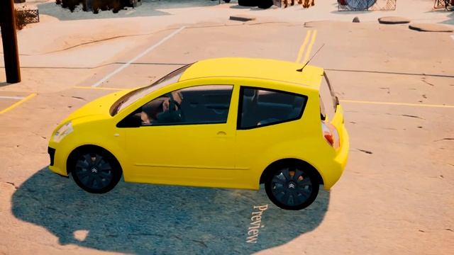 citroen c2 3d model model by unreal engine 4 download смотреть онлайн