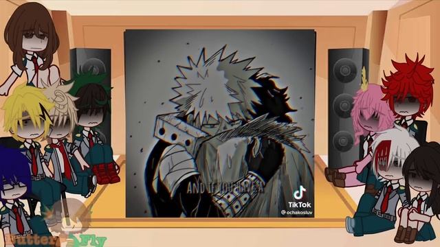 Class 1-A Reacts To Bakugou Angst [] Manga [] No Ships [] Bnha/mha []Gacha Club