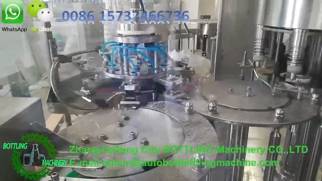 Monoblock 3 in 1 CGF8-8-3 3000BPH water filling machine for 0-2L PET bottle смотреть онлайн