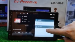 Обзор андроид магнитолы DV-Pioneer.ok 1801 7дюймов
