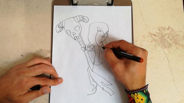 COMO DIBUJAR A LA BRUJA - CLASH ROYALE / how to draw witch - clash royale - смотреть онлайн