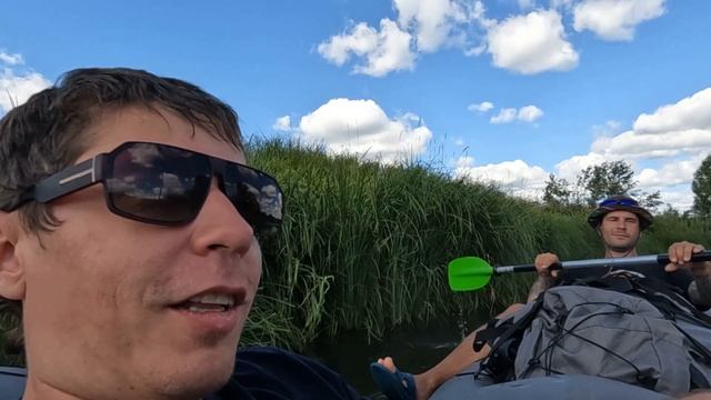 Сплав по реке Шерна, на пакрафтах смотреть онлайн