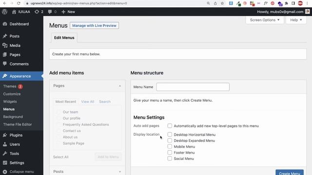 Lecture #3 - Learn Wordpress from zero to hero - 2022 Tutorial - Pages and menu смотреть онлайн