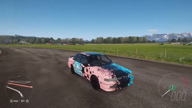 Forza Horizon 4 NEW Mitsubishi ONE PIECE CHOPPER paint job - 1992 GALANT VR-4 смотреть онлайн