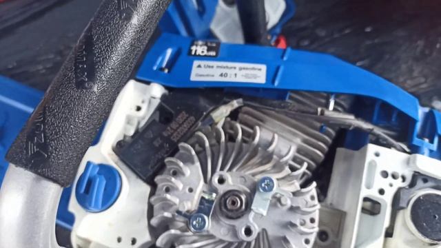 Ремонт Zomax ZMC 5801, 5601, 5201 улетел маховик смотреть онлайн