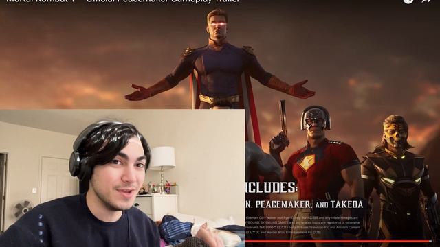 Mortal Kombat 1 - PEACEMAKER AND JANET CAGE TRAILER REACTION!! смотреть онлайн