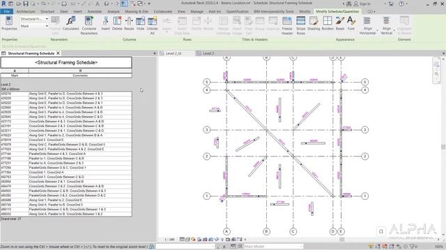 Autodesk Revit Dynamo - Beams Location related to grids смотреть онлайн