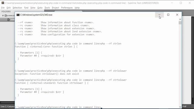 Executing PHP Code In CLI Part 03 смотреть онлайн