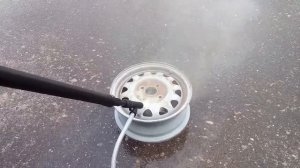 Водяной пескоструй STIHL. Sandblasting