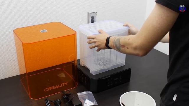 Обзор станции для сушки и промывки моделей Creality UW-02 смотреть онлайн