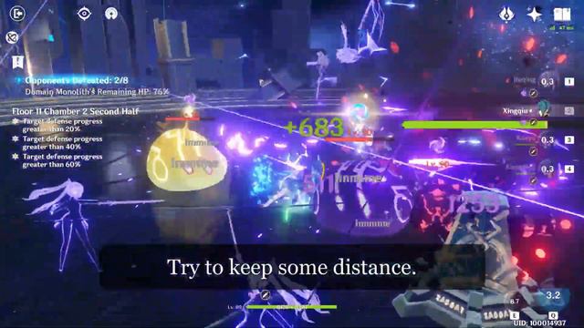Genshin Impact | Keqing + C2 Ning Floor 11 Full Clear (9 Stars) + Tips смотреть онлайн