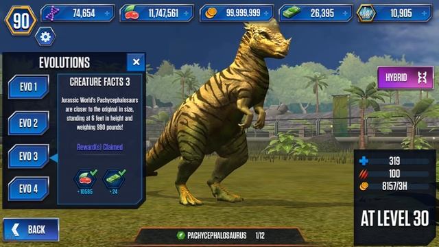 ALL RARE & SUPER RARE HERBIVORE DINOSAURS. Max Level 40, All Evolution | Jurassic World The Game смотреть онлайн