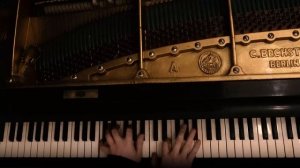 "Я долго буду гнать велосипед..." На Фортепиано.