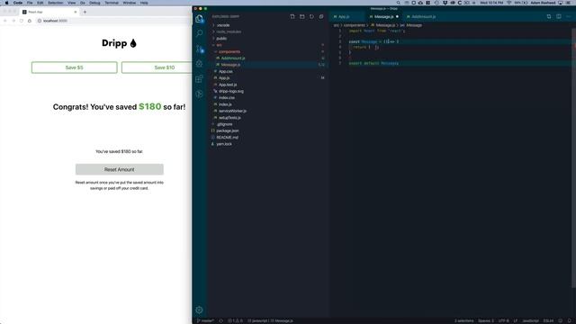 Easy React Counter Tutorial | 05 - Abstract out React components смотреть онлайн
