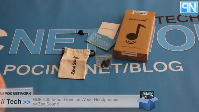 ZealSound HDE-300 In-ear Genuine Wood Headphones - Unboxing - Poc Network смотреть онлайн